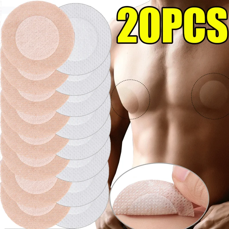 New Men Nipple Cover Adhesive Stickers Bra Pad Breast Women Invisible Breast Lift Bra Running Protect The Nipples Chest Stickers