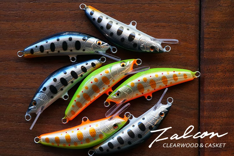 

CASKET Caster Handmade Bait Imported From Japan Wood Mino Stream Trout 50S Huangmaolure Sub-bait Package