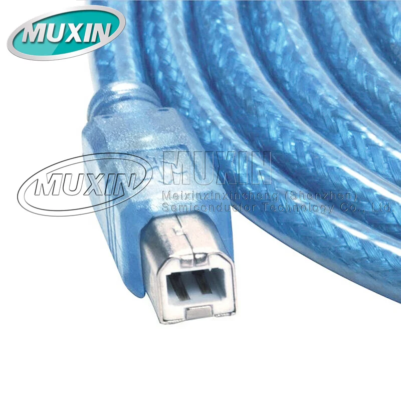 USB 2.0 Printer Data HigH-speed Square Port ConneCtion AdApter Cable A To B Male With Shielded Magnetic Ring