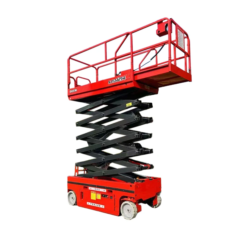 Aerial Work Platform 300kg 460kg Self Propelled Hydraulic Scissor Lift Platform Table Electric Ladder Lift
