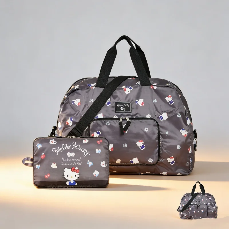 

Sanrio Hello Kitty Portable Travel Handbag Luxury My Melody Kuromi Multi-Functional Cute Cinnamoroll Luggage Bag