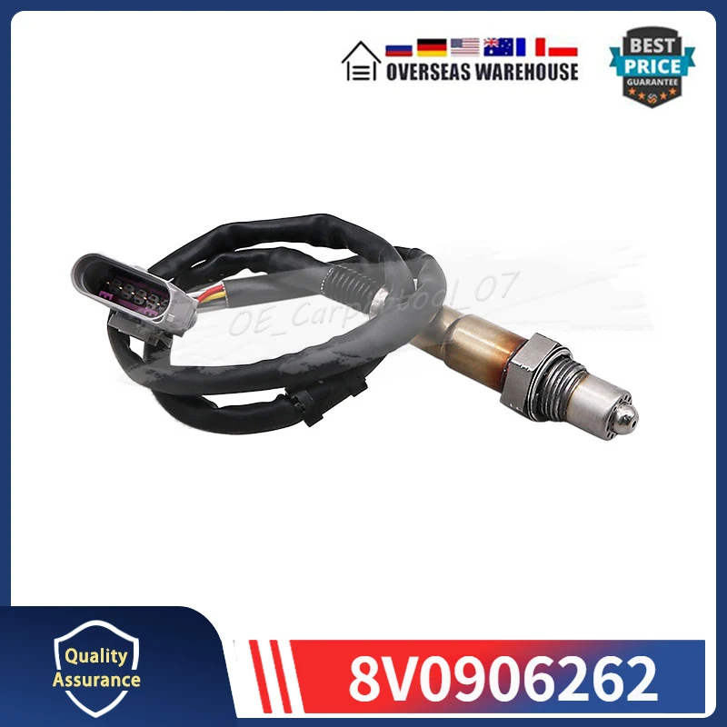 8V0906262 Oxygen Sensor For 2015-2020 Audi A3 2018-2019 Volkswagen Atlas Tiguan Upstream 5-Wire 234-5185 06K906262CB 8V0906262D