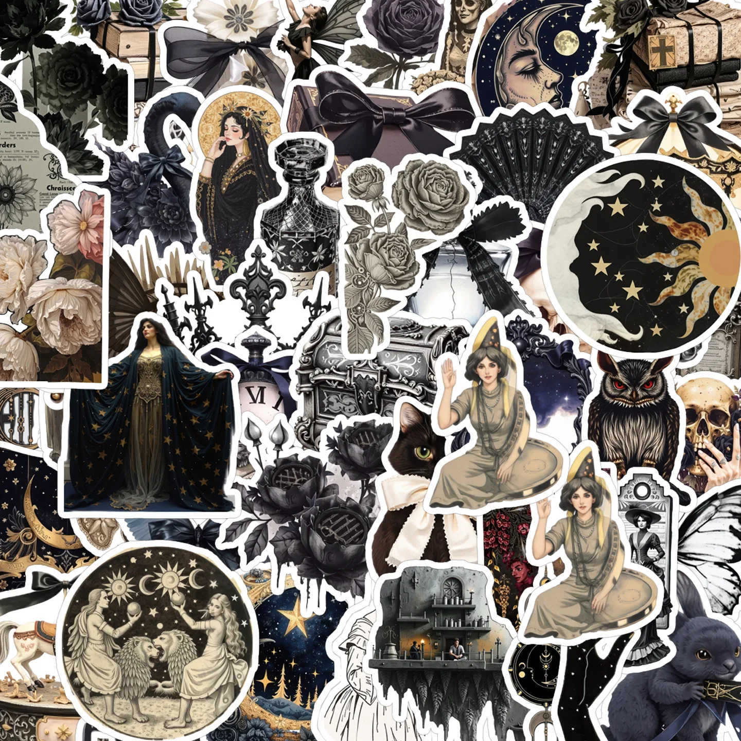 10/30/50 قطعة الهيكل العظمي السحري الرعب الكلاسيكية الكرتون ملصق DIY بها بنفسك الديكور مقاوم للماء سكيت دفتر الكتابة على الجدران لعبة