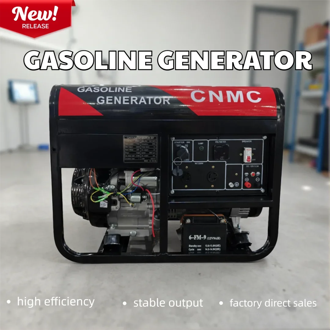 3KW 5KW 8KW 10KW Generator generator open-frame 50HZ/60HZ 110V/220V/380V Petrol Portable Generators CE EPA Certified home use