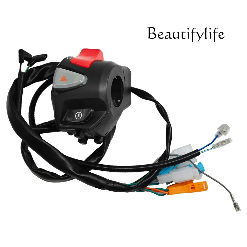 YJ Motorcycle Handlebar Switch Assembly Start Horn Turn Dimmer Idle Stop For CB500