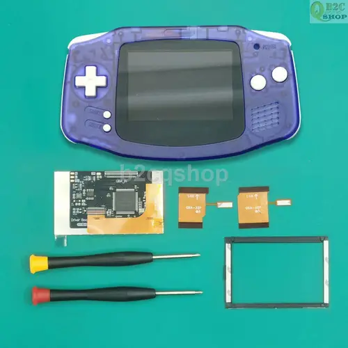 Imagen 1 del producto Kit de retroiluminación LCD IPS 720x480 pantalla de alto brillo para GBA Game Boy GameBoy Advance sin soldadura