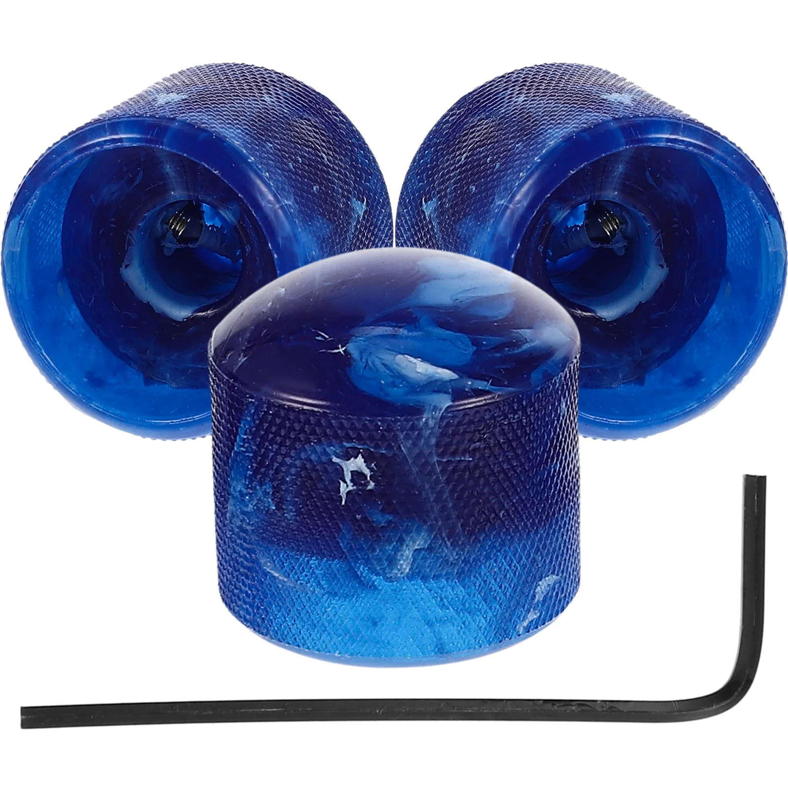 

1Set Guitar Potentiometer Control Knob Premium Plastic Rotary Knob for Electric Guitar Bass Sound Adjustment Upgrade