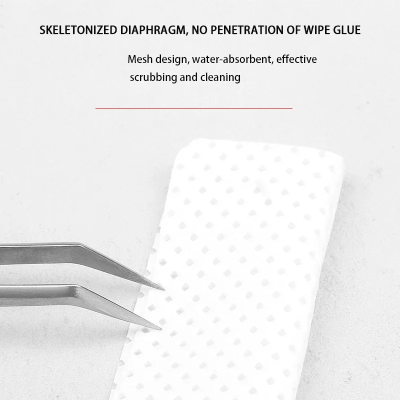 200 pçs papel sem fiapos toalhetes de algodão cílios extensão cola removedor almofadas cílios enxertia limpeza cola boca limpar ferramenta de maquiagem