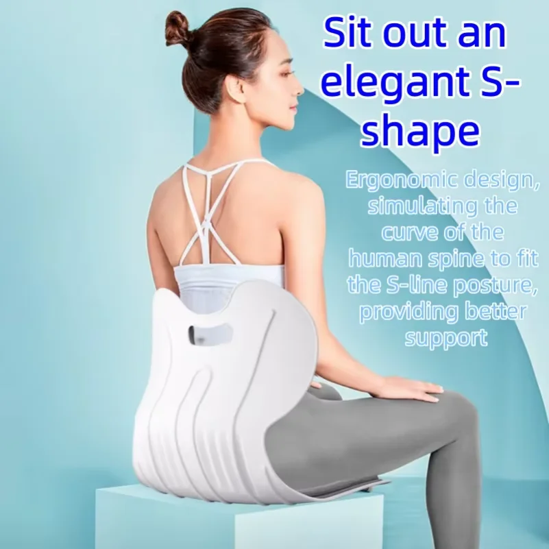Posture-correcting lumbar support seat cushion, lumbar support seat cushion to adjust sitting posture and prevent hunchback