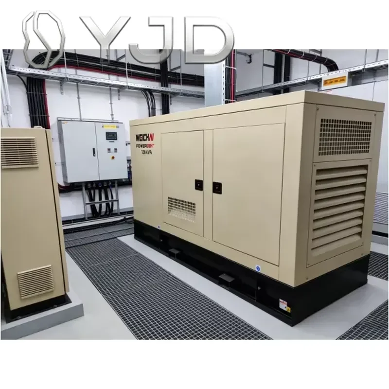 YJD 50kw 400V 3 Phase 125KVA Diesel Generator 50Hz ATS Open Frame Silent Type 1800 RPM Remote Control Cheap Price