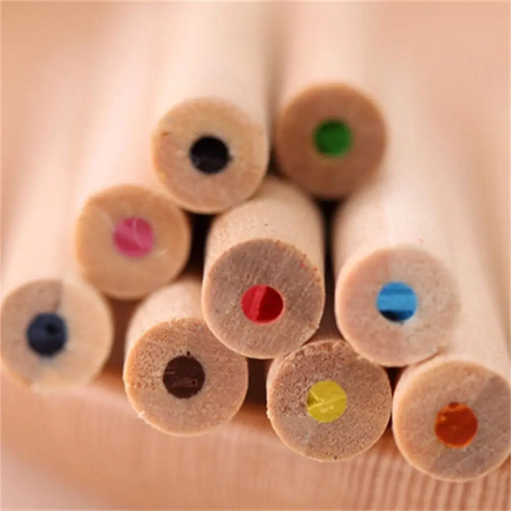 Professional Art Tool Kawaii Drawing Art Barreled Child Student Pencil 12 Color Pencil Colored Pencil Pencil Crayon