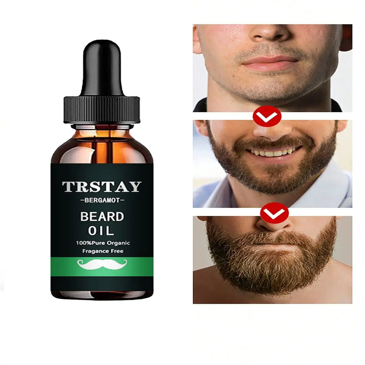 50ml Facial Hair Growth Beard Growth Essential Oil Man Beard Modifier Product Improves Frizz Fast Powerful Hair Growth Liquid