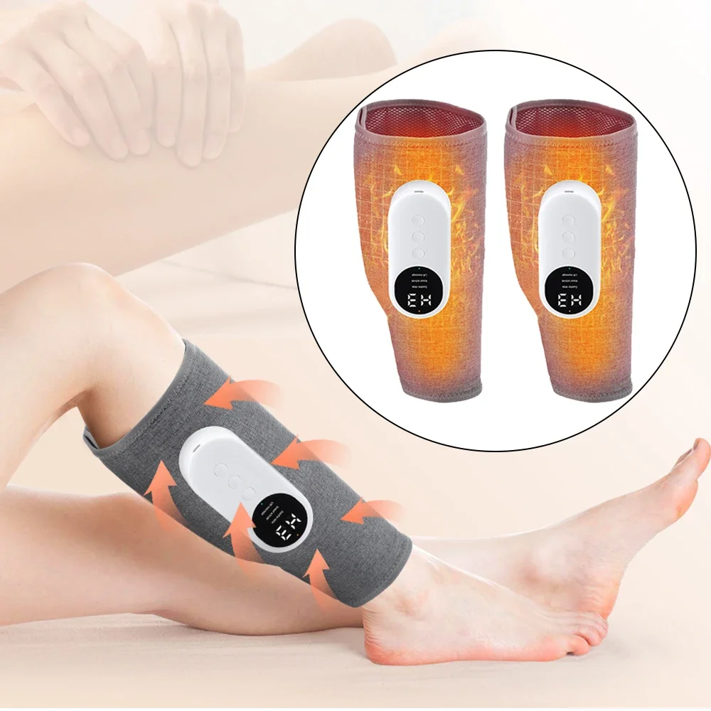 

Leg Massager Air Compression for Blood Circulation and Fatigue Relief Electric Kneading Airbag Calf Wrap Massage Muscle Relax