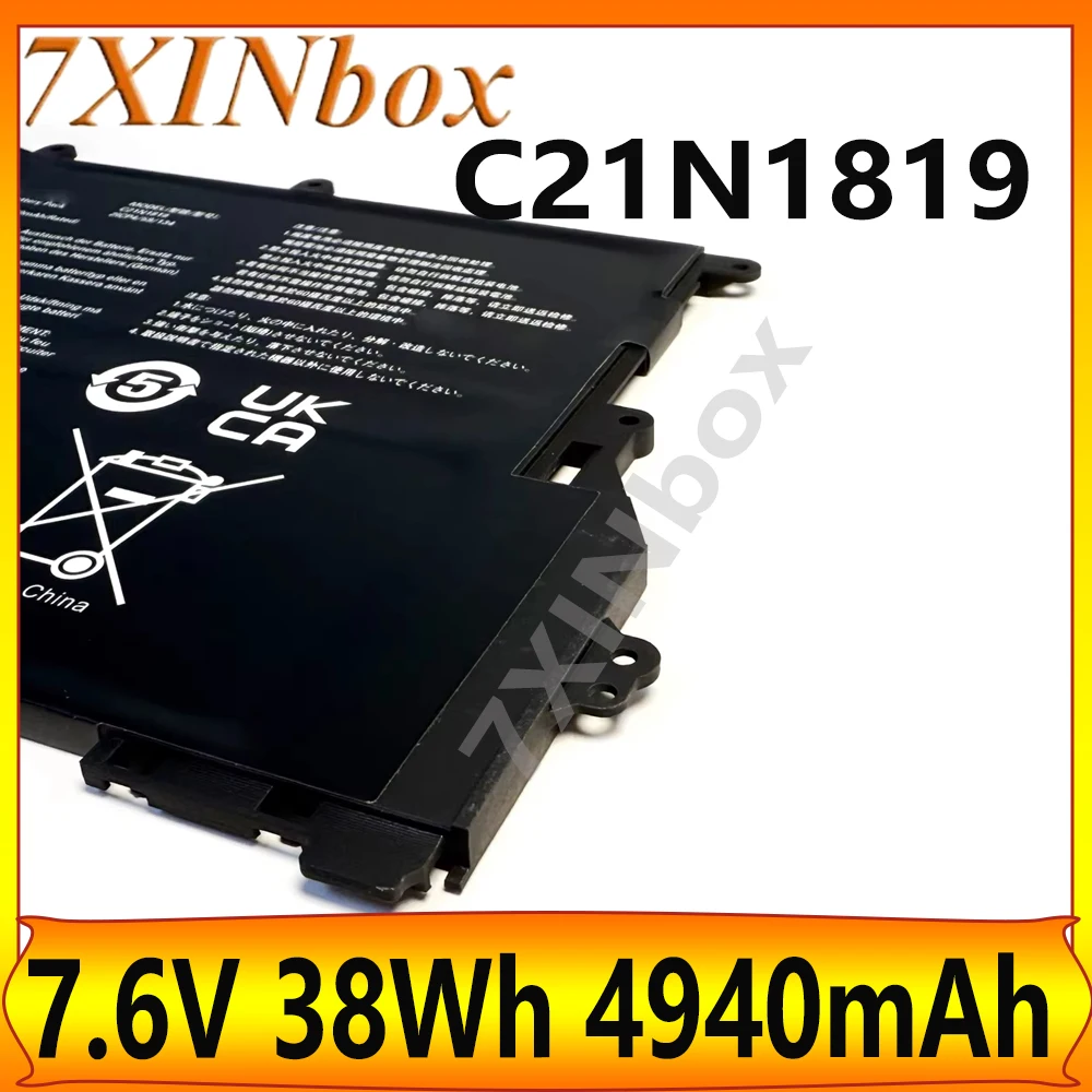 

7XINbox C21N1819 7.6V 38Wh 4940mAh Laptop Battery For Asus X420UA X420FA F420UA A420UA R459UA Y406F Y406U