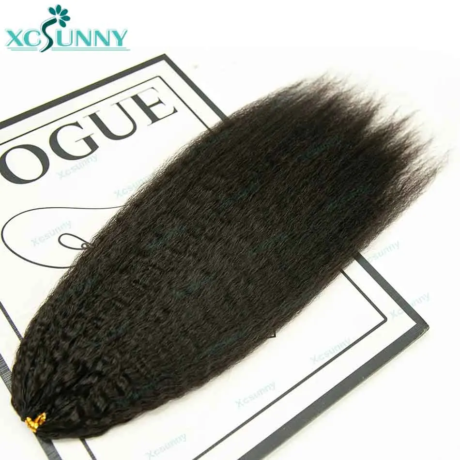 ريشة الكروشيه الشعر البشري غريب مستقيم قبل فصل Knotless الكروشيه وصلات شعر بشري لضفائر بوهو تجديل