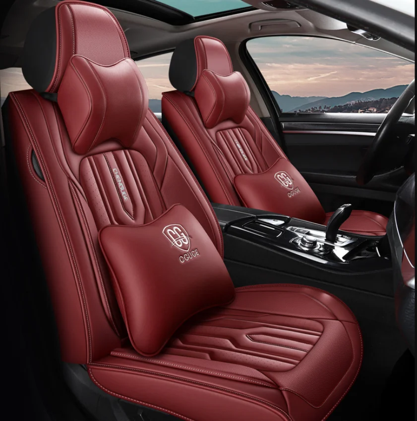 

PKQ High-end Suede Leather Car Seat Cover All season/Breathable/luxury elegant Car Seat Protector, Seat Cushion for Most Car