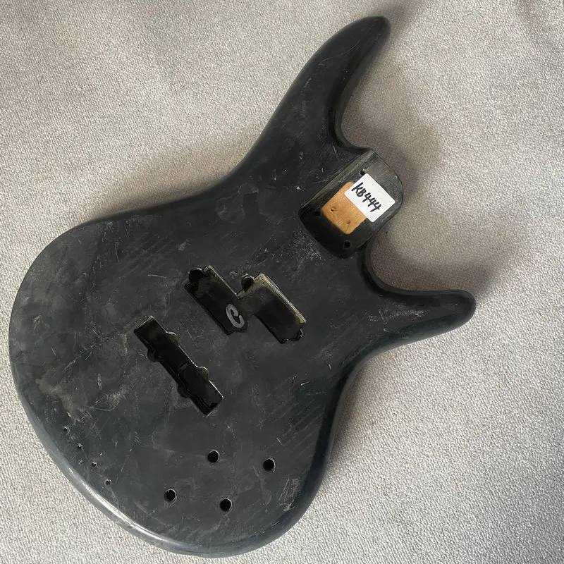 

KB444 Black Color 4 Or 5 String Electric Guitar Bass Body Solid Wood Active PJB Pickups Right Hand DIY&Replace Parts