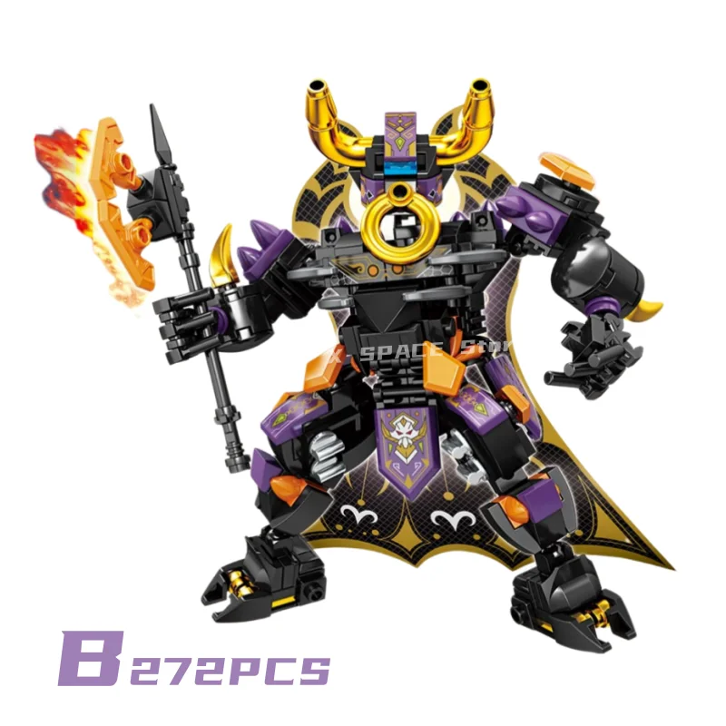 جديد أنيمي سوبر سلسلة اللبنات عمل لعبة أرقام تجميع Mecha روبوت الطوب شيطان الملك مقاتلة أرقام الطوب اللعب ﻿