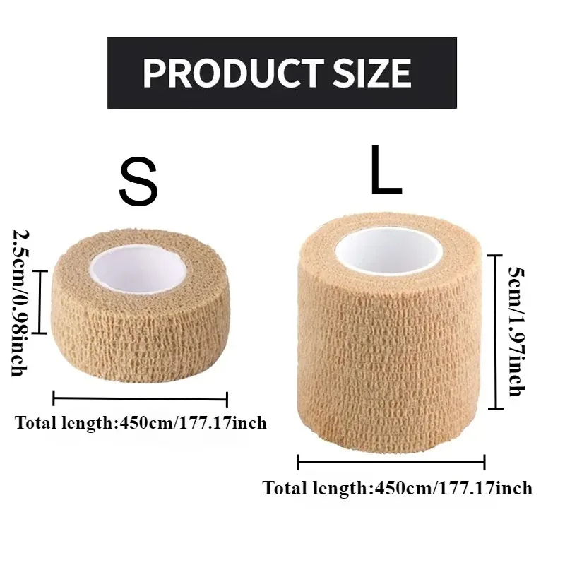 1/3/6PCS Skin Colour Elastic Bandage for Fingers Ankles Palms Shoulders Joint Knee Skin Colour Athletic Elastic Bandage Medical