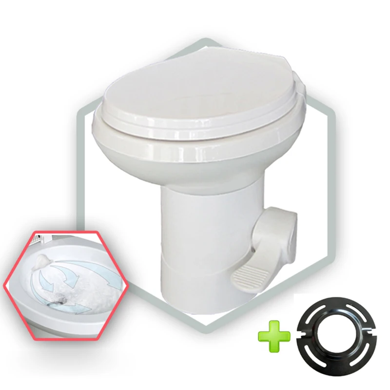 Environmentally friendly water-saving straight row RV toilet car toilet rural dry toilet hut transformation deodorant