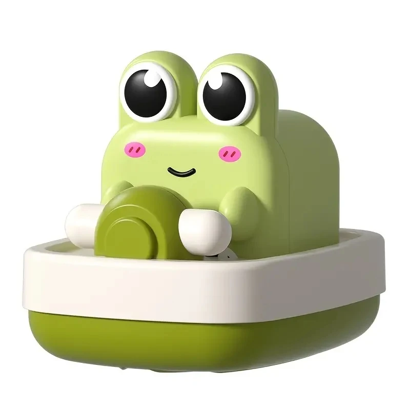 Juguete de baño de rana con mecanismo de relojería para niños, piscina de cuerda, bañera, juguete de baño para bebés, regalo de cumpleaños para niños pequeños, bebés