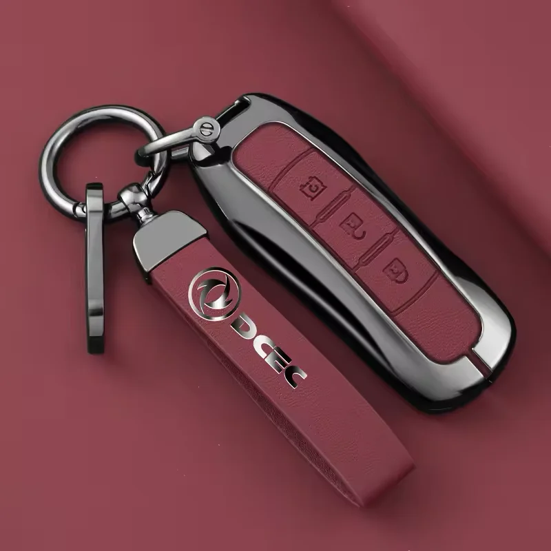 

3 button car keychain case, suitable for Dongfeng Fengxing Fengguang ix5 580 ix7 Seres Sf5 2021 car keychain keychain accessorie