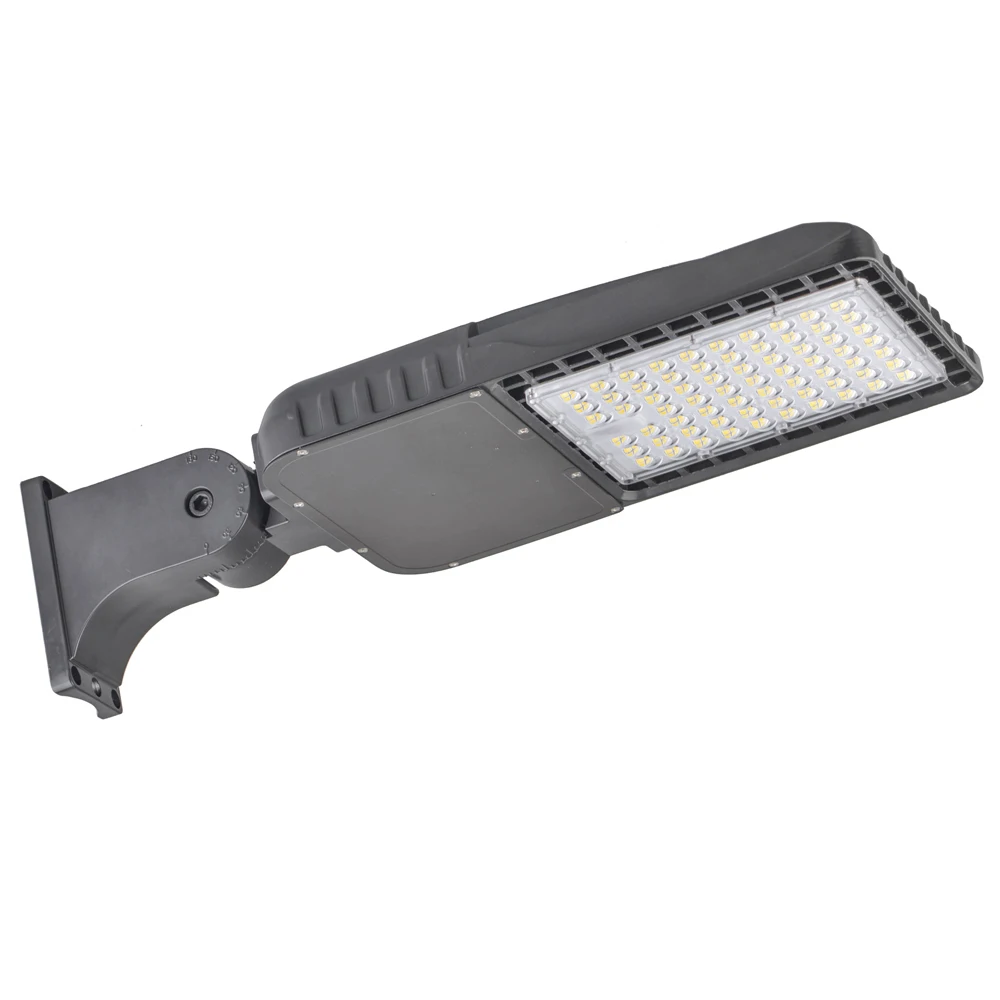 5 years warranty parking lot 100w 150w 200w 300w smart roadway shoebox lamp led street light