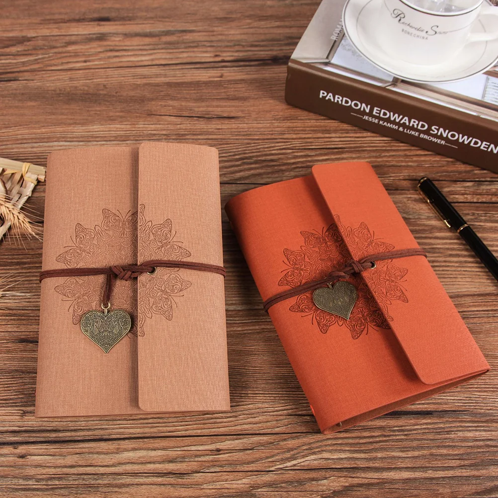 The Notebook Notebooks Retro Creative Travel Loose-Leaf Twine Vintage Rope Winded