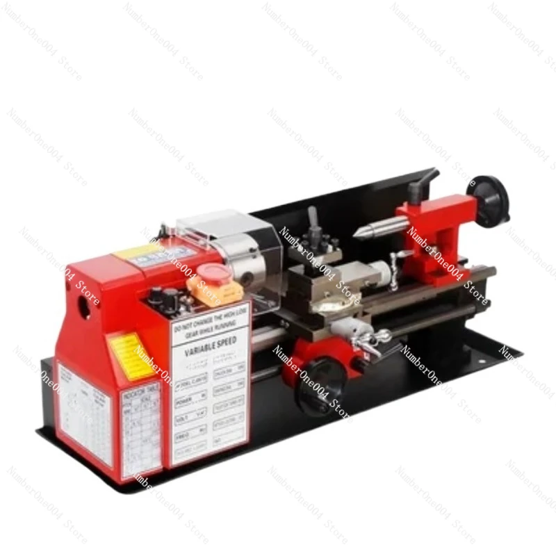 

CJ0618 plastic gear household micro lathe small machine tool DIY small lathe teaching desktop