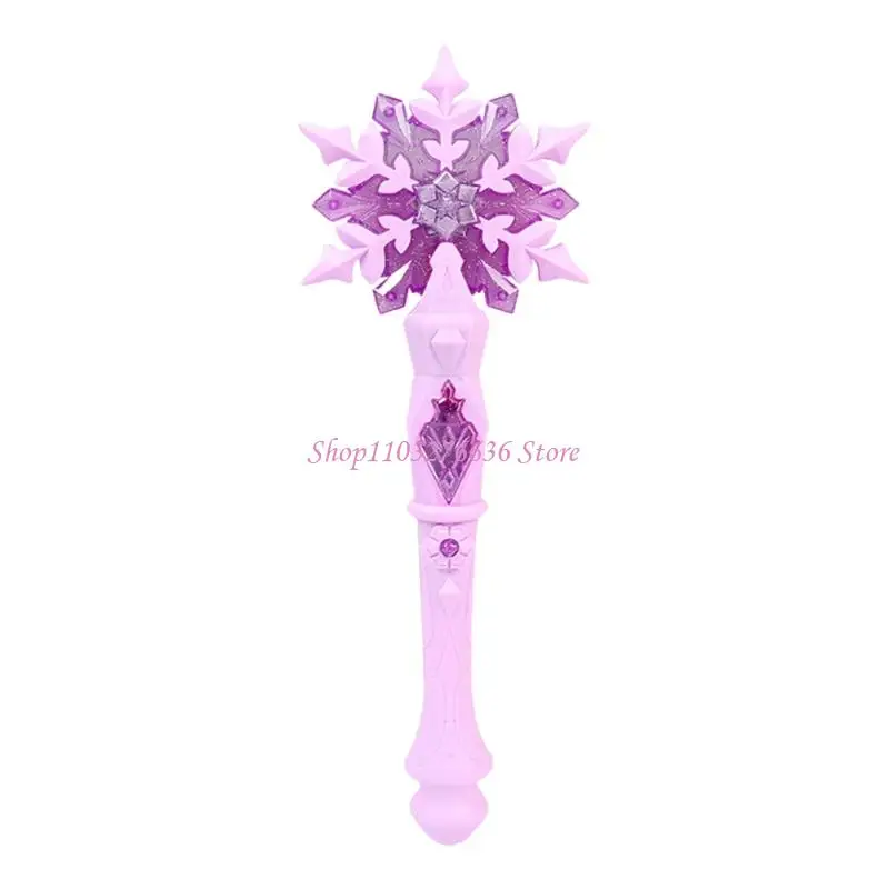 R6FD Interactive Light Up Musical Toy Magical Wand For Children Princess Pretend Play Party Costume Dressingup Accessories