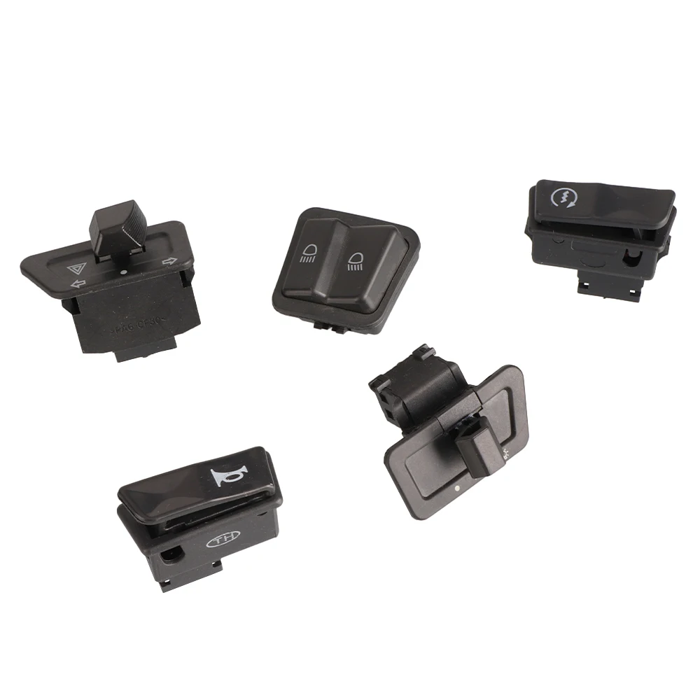 Motorcycle Switch Button Horn Turn Signal High Low Beam Electric Start Button Simmer Switches Assembly 70cc 100cc 125cc 150cc