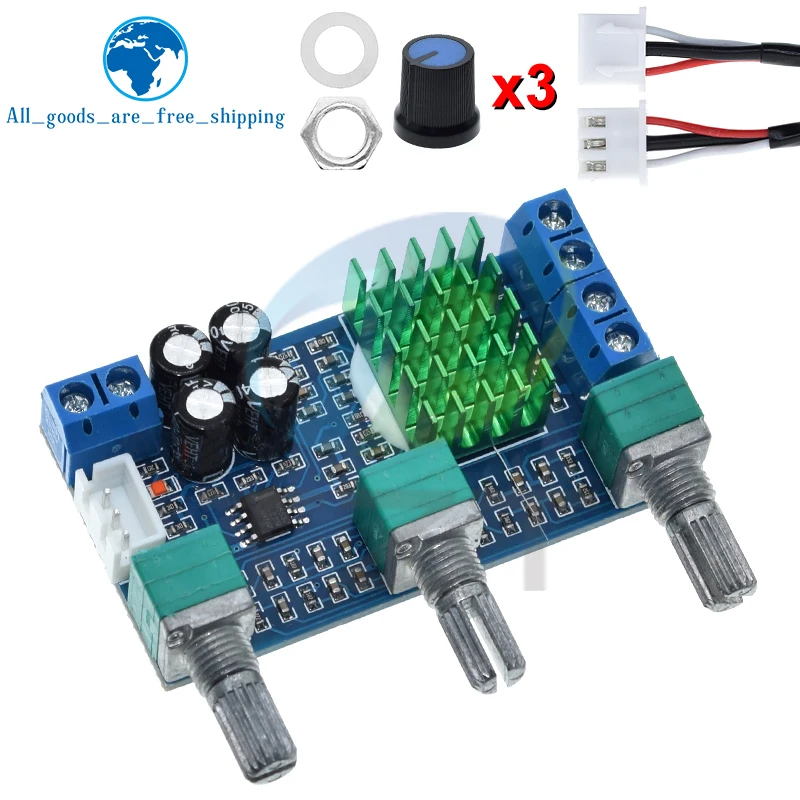 TZT XH-M567 TPA3116 D2 Dual-channel Stereo High Power Digital Audio Power Amplifier Board Audio Power Amplifier Board 80W*2 image 5