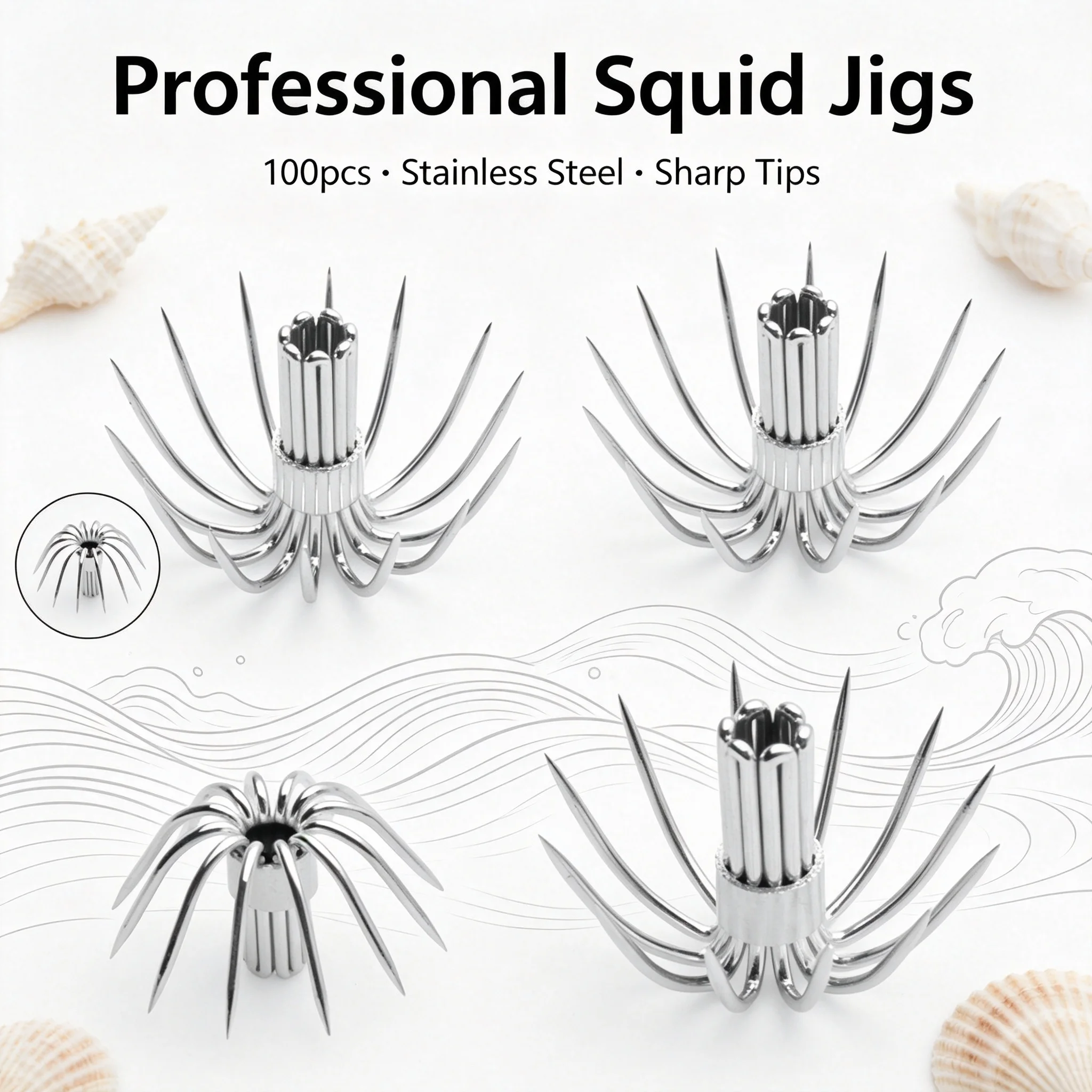 100 PCS Heavy-Duty Curved Mult - огляд і ціна Fishing Boat Anchor