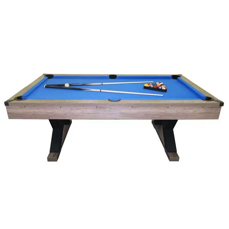 High Quality 8FT MDF Billiard Pool Table With Blue/Green/Grey/Red Cloth For Random Choice