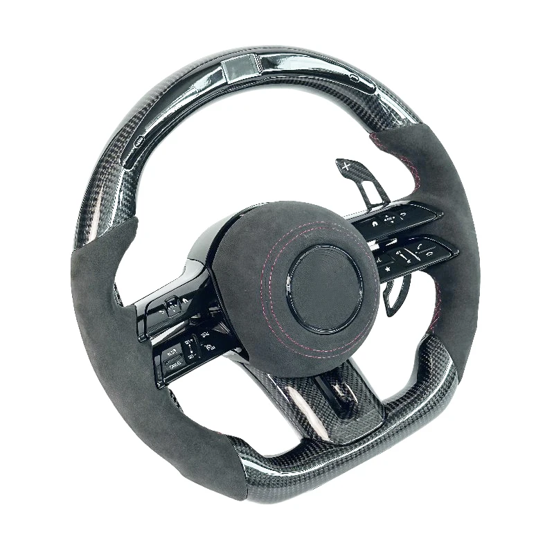 Custom LED Carbon Fiber Steering Wheel Car Steering Wheel for Mercedes C Class G Class E Class GLE GLC GT W205 204 213 W222