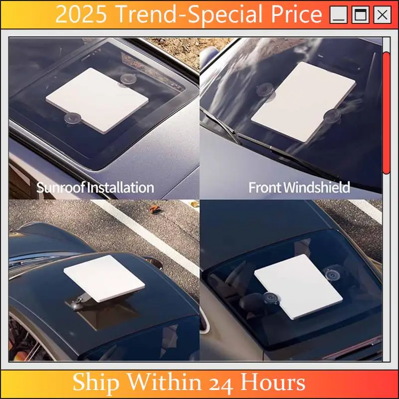 

A61Z Deals For Starlink Mini Suction Cup Mount Kit Sunroof & Window Compatible Enhances Stability For Original Kickstand