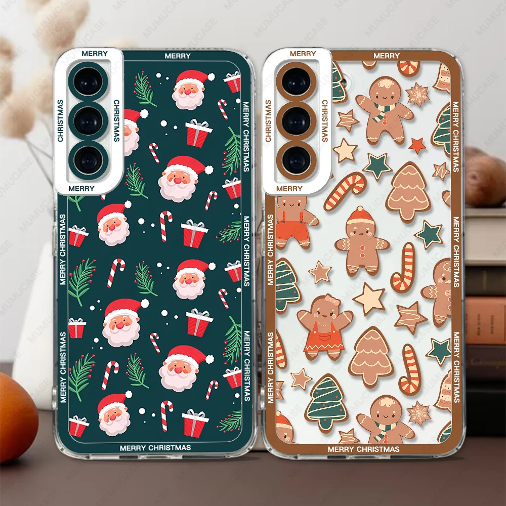 Case For Samsung Galaxy S20 S21 FE S22 S23 Ultra A13 A32 A33 A50 A52 A53 A73 A54 A14 Soft Cover Merry Christmas