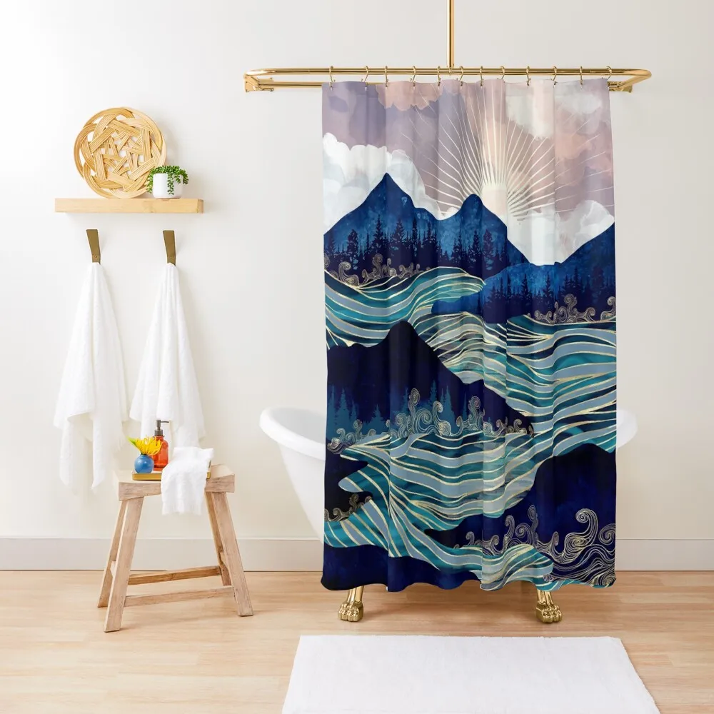 

Ocean Sunrise Shower Curtain Modern Bathroom Accessories Bathroom Deco Bathroom Accessories For Shower Curtain