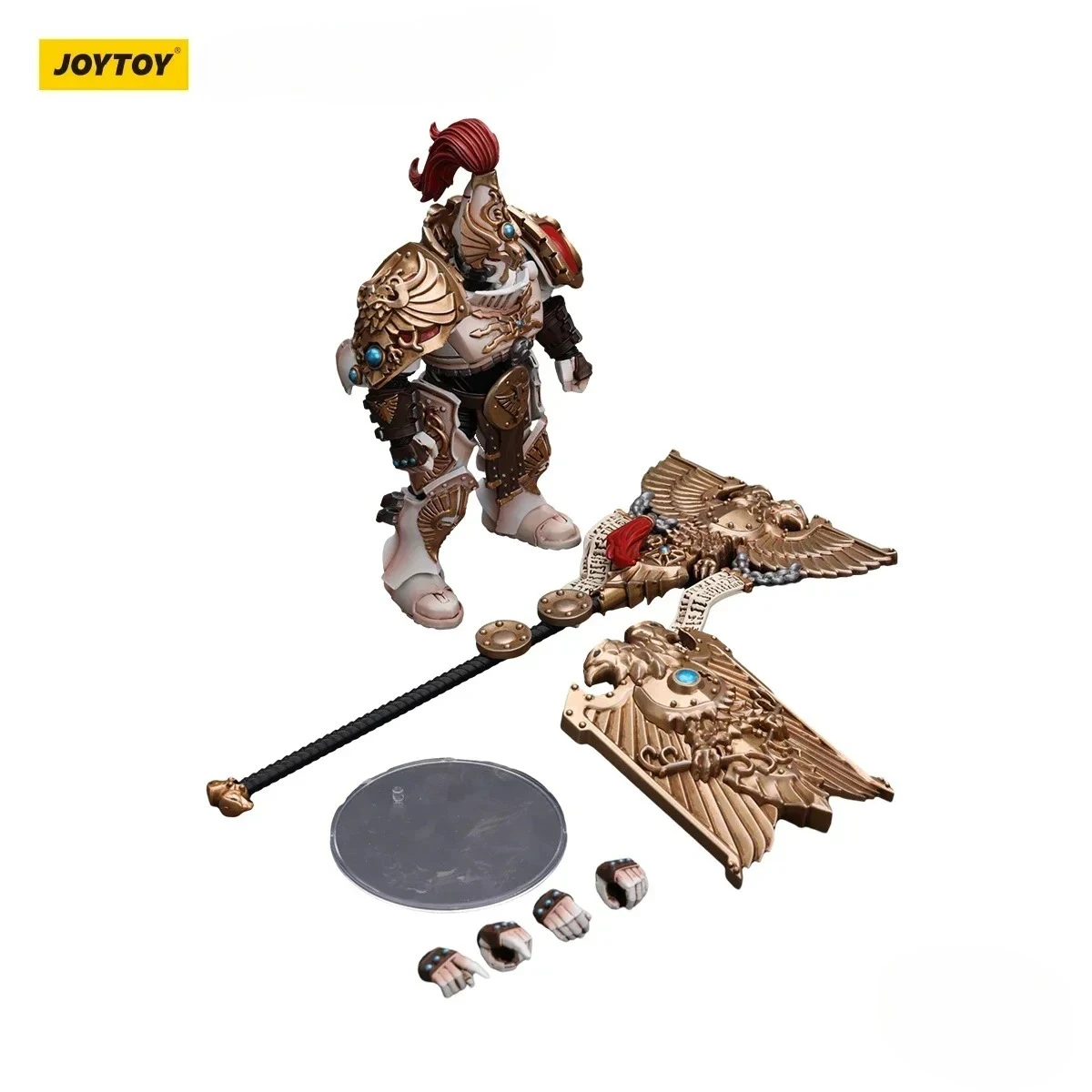 

JOYTOY 40k 1/18 Action Figures 12.4cm Adeptus Custodes Solar Watch Custodian Guard Collection Model in Stock