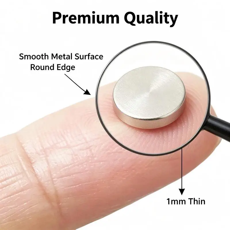 5x1mm Mini Disc Neodymium Magnets N35 Super Strong Permanent NdFeB Magnet for Refrigerator Office Handmade DIY 5*1mm