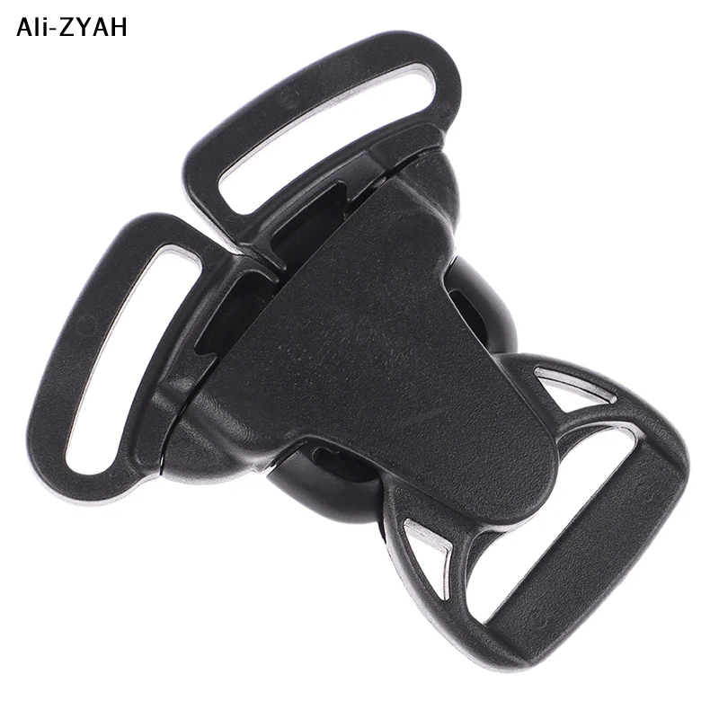 【Z】25mm 3 Way Three Point Side Release Buckle Quick Plastic Black Baby Carrier Accessory Car Seat Bag Webbing Backpack