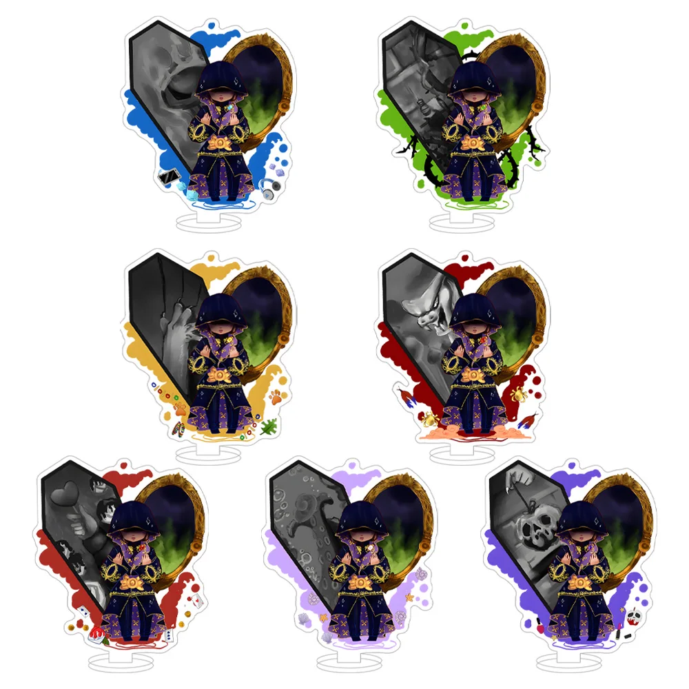 Twisted Wonderland Chibi Prefect Heart Frame Standee Themed Background Desktop Display Acrylic Keychain Collectible Gift