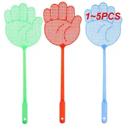 1~5PCS  Plastic Fly Swatter Beat Insect Flies Pat Anti-mosquito Shoot Fly Pest Control Mosquito Tool Home Kitchen Accessories