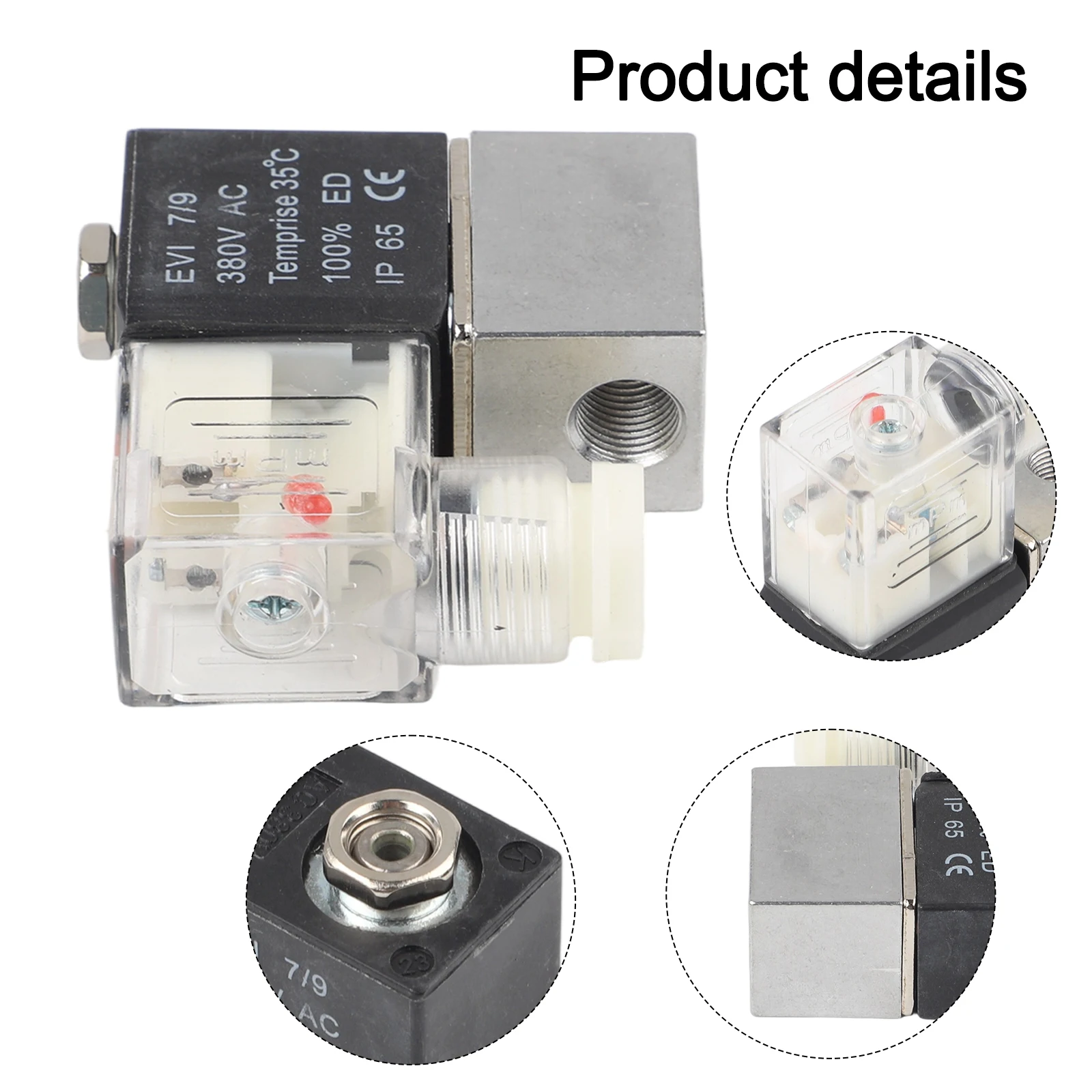 

Compressor Solenoid Valve V Limited Installation Space Black Specifications Compatible Design Exhaust Check Valve