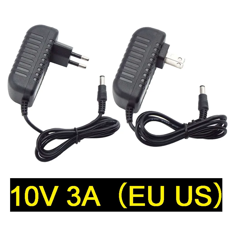 

10V 3A 3000ma AC To DC Power Adapter Supply Converter Charger switchLed Transformer Charging For CCTV Camera LED Strip Light