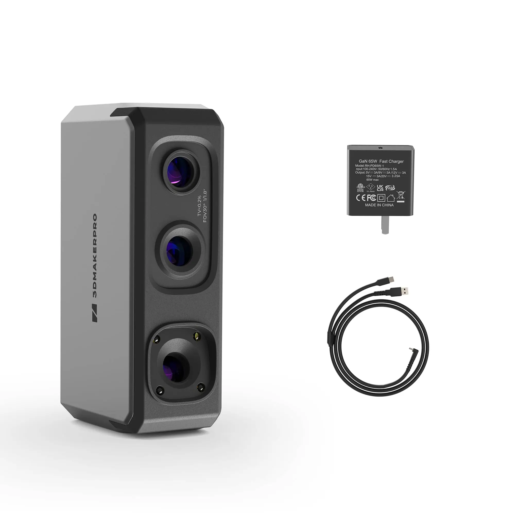 3DMAKERPRO Seal Lite 多軸ターンテーブル付き 3D スキャナー 0.02mm