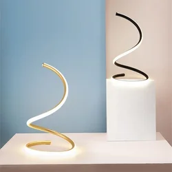 Lámpara de mesa LED moderna, interruptor de atenuación, luz de escritorio para estudio, lectura, mesita de noche, accesorio de decoración decorativa, iluminación de mesa