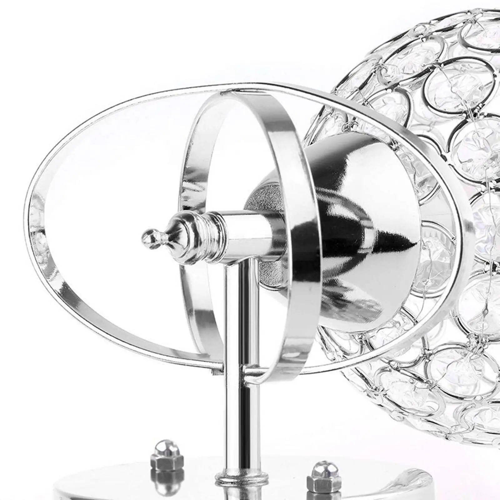 Bedside Wall Light with Crystal Lampshade Luxury Wall Mount Lamp Interior Lighting for Living Room or Bedroom