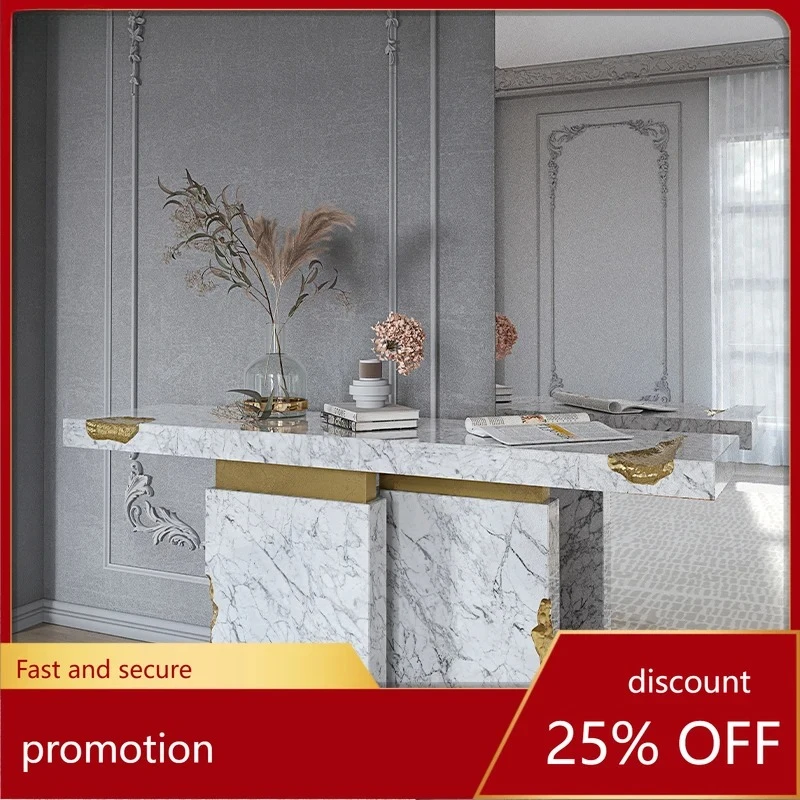 light luxury marble entrance table, new design decorative table, entrance hall entrance table