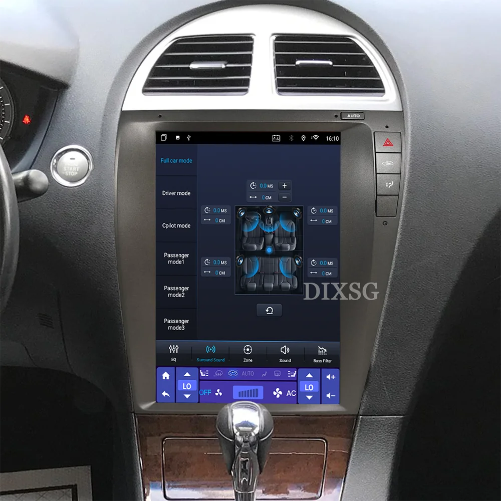 Android 15 12.1” Tesla Screen For Lexus ES ES240 ES350 ES300 2006-2012 Car Radio Multimedia Player Wireless Carplay BT WIFI GPS